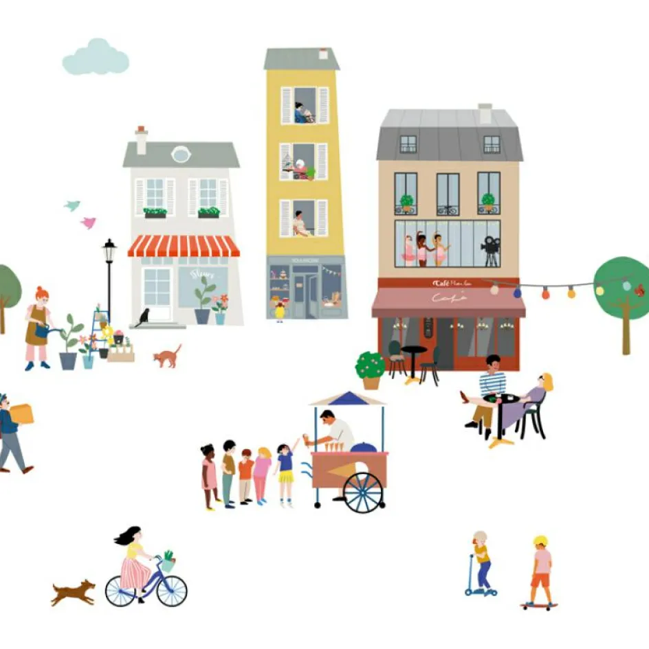 Best Mimi'lou Planche easy stickers Mon village