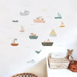 Planche sticker Bateaux (35 x 45 cm)|Mimi'lou Hot