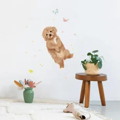Clearance Mimi'lou Planche sticker Chiot Doodle (35 x 45 cm)