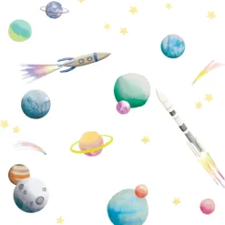 Planche sticker Just a touch Espace (26 x 19 cm)|Mimi'lou Discount