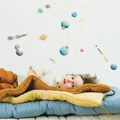 Planche sticker Just a touch Espace (26 x 19 cm)|Mimi'lou Discount