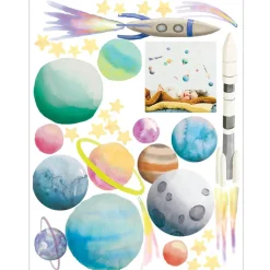 Planche sticker Just a touch Espace (26 x 19 cm)|Mimi'lou Discount