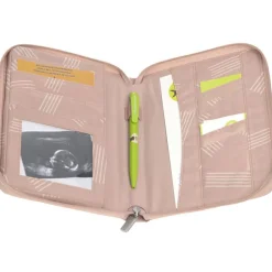 New Lässig Pochette carnet de santé Casual Rayures rose