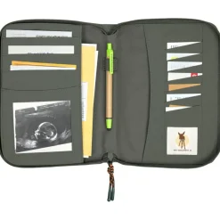 Pochette carnet de santé olive|Lässig New