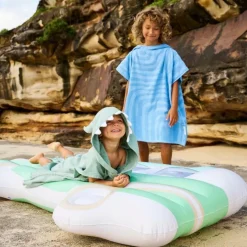 Poncho de plage vert monstre (3 ans et +)|Sunnylife Sale
