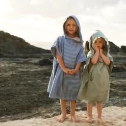 Poncho de plage vert monstre (3 ans et +)|Sunnylife Sale