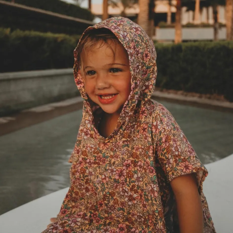 Poncho enfant Fleur (0-3 ans)|Swim Essentials Discount