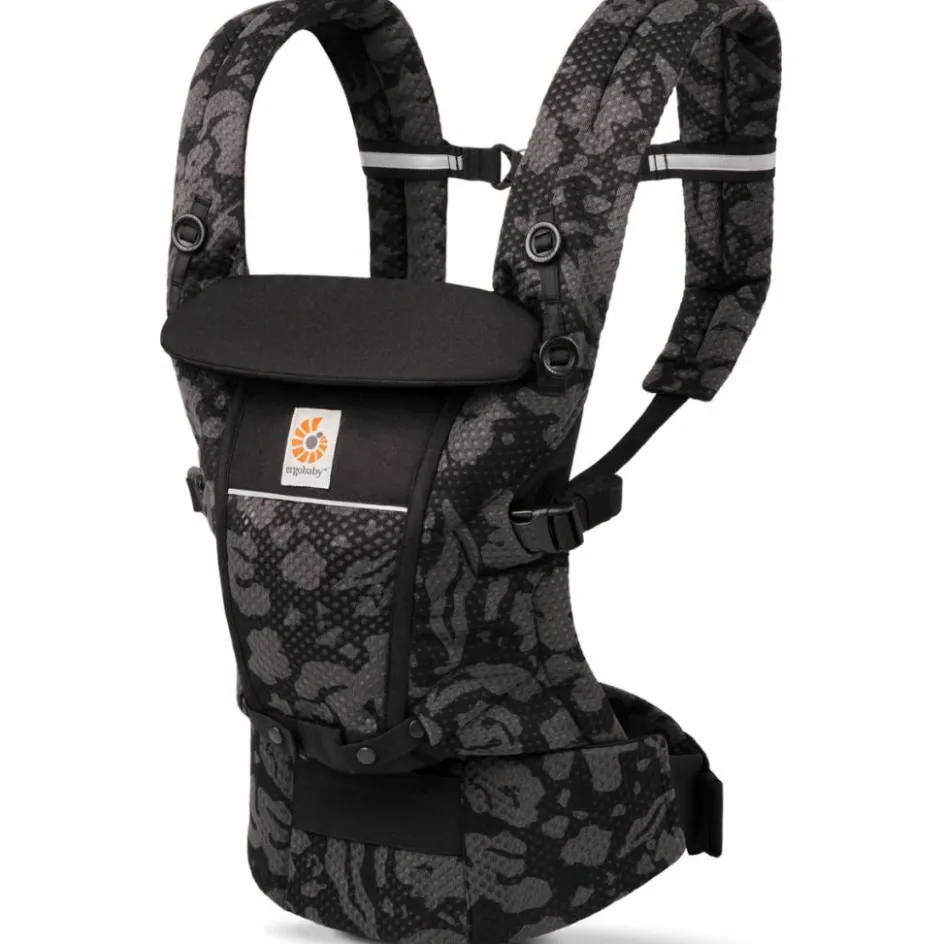 Ergobaby Porte bébé Adapt SoftFlex Mesh Fleurs noires