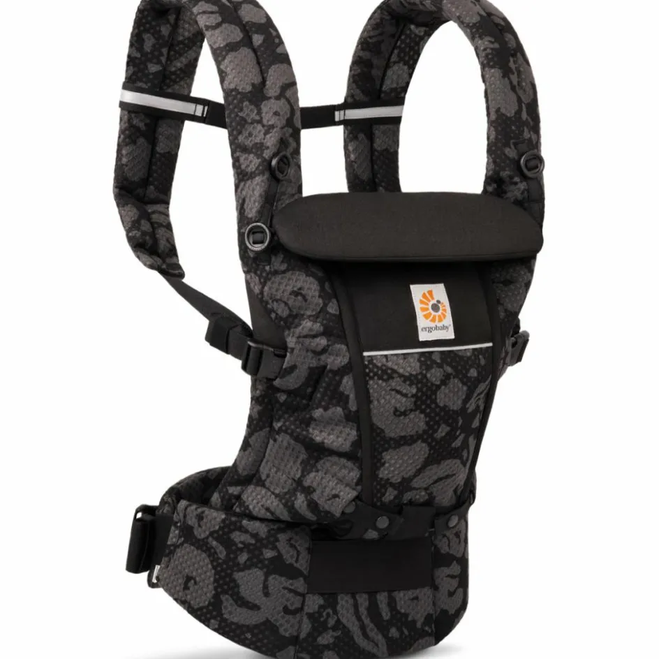 Ergobaby Porte bébé Adapt SoftFlex Mesh Fleurs noires