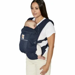Porte bébé Adapt SoftFlex Mesh Bleu nuit|Ergobaby Online