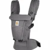 Ergobaby Porte bébé Adapt SoftFlex Mesh Gris anthracite