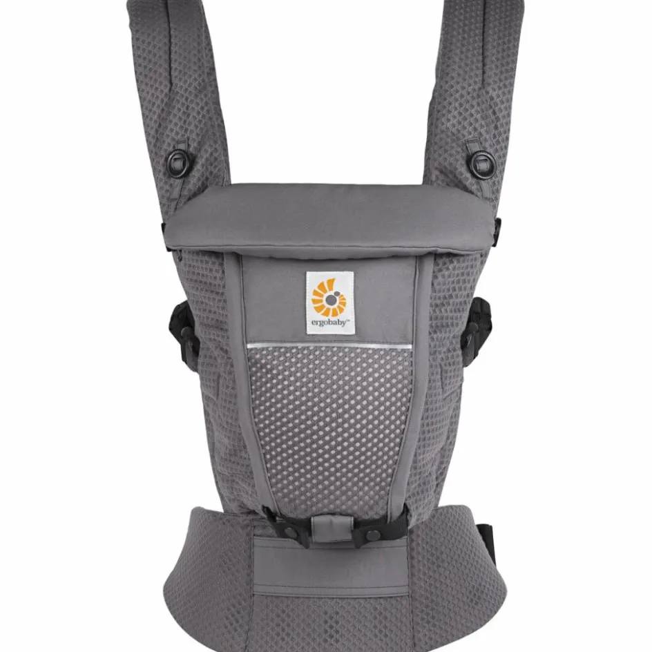 Ergobaby Porte bébé Adapt SoftFlex Mesh Gris anthracite