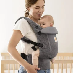 Ergobaby Porte bébé Adapt SoftFlex Mesh Gris anthracite