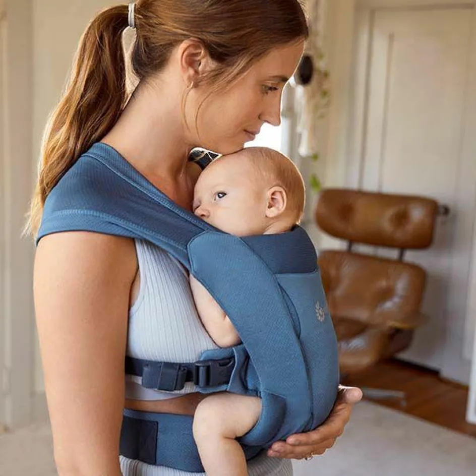 Best Ergobaby Porte bébé Embrace Soft Air Mesh bleu