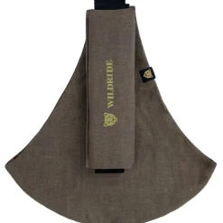 Porte bébé enfant en lin Brown|Wildride Clearance