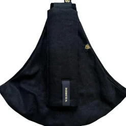 Porte bébé enfant en lin Noir|Wildride Outlet