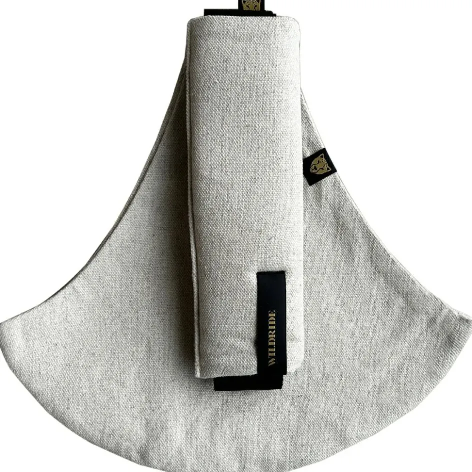 Porte bébé enfant en lin Sand|Wildride New