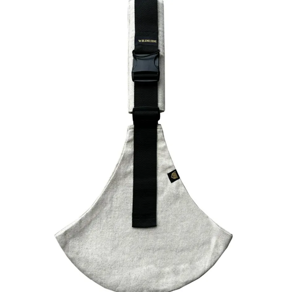 Porte bébé enfant en lin Sand|Wildride New