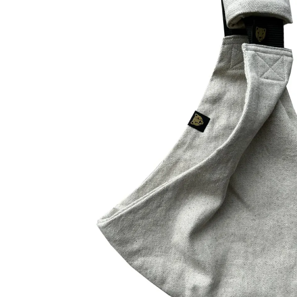 Porte bébé enfant en lin Sand|Wildride New