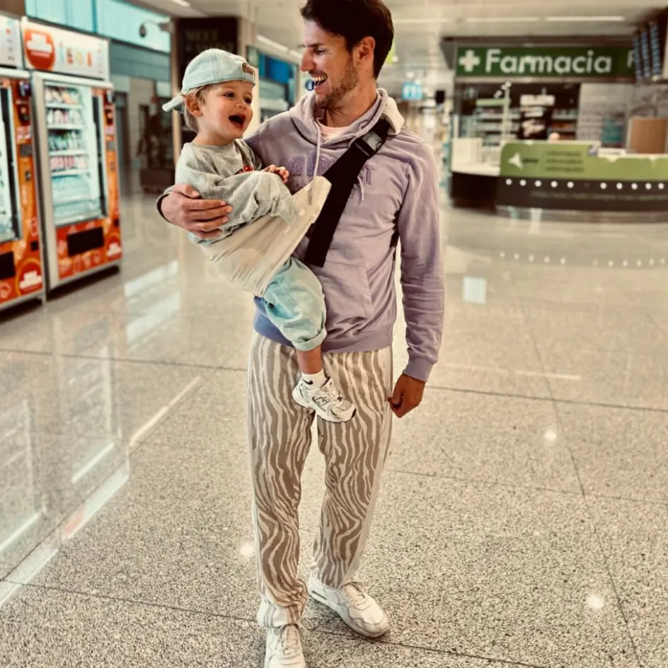 Porte bébé enfant en lin Sand|Wildride New