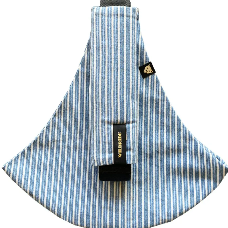 Porte bébé enfant Light Denim Stripe|Wildride Sale