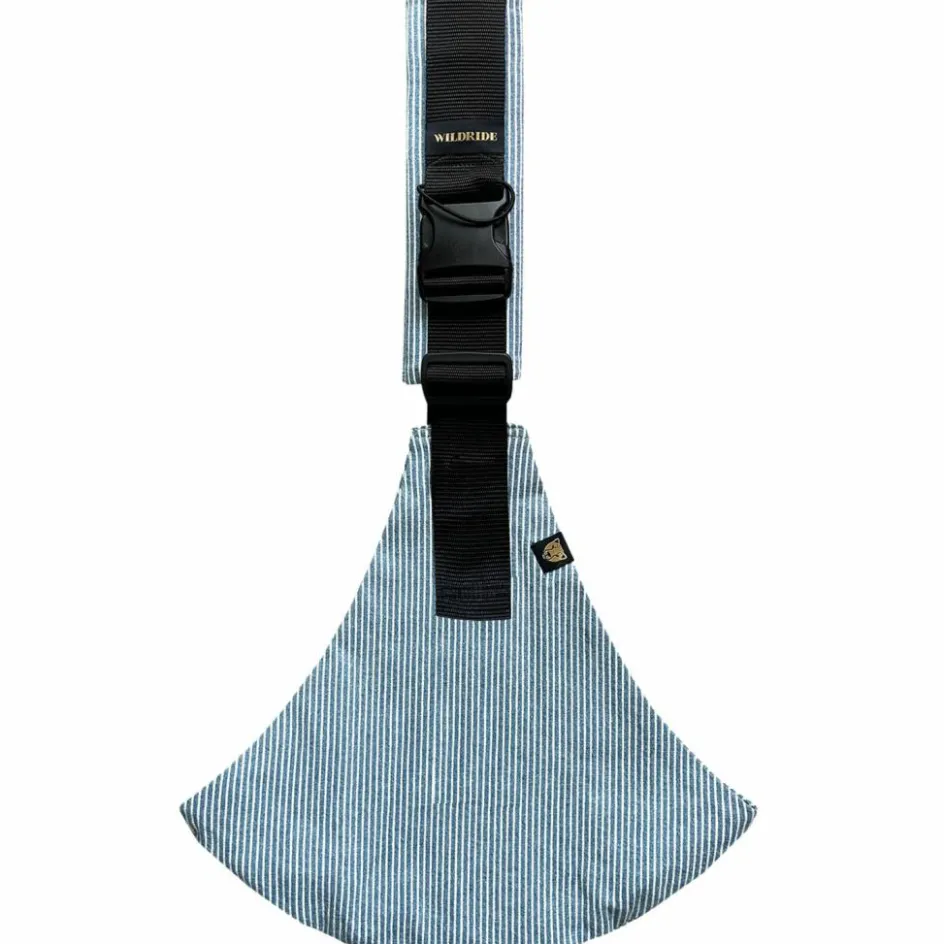 Porte bébé enfant Light Denim Stripe|Wildride Sale