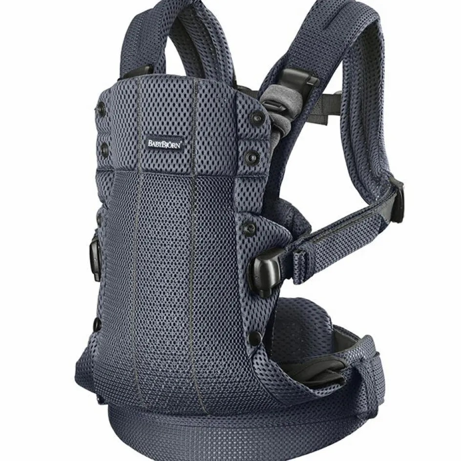 Porte bébé Harmony tissu Mesh 3D gris anthracite|BabyBjörn Discount