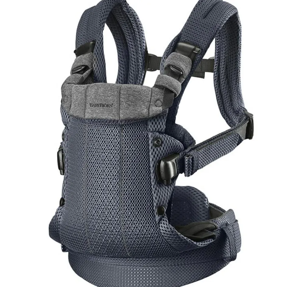 Porte bébé Harmony tissu Mesh 3D gris anthracite|BabyBjörn Discount