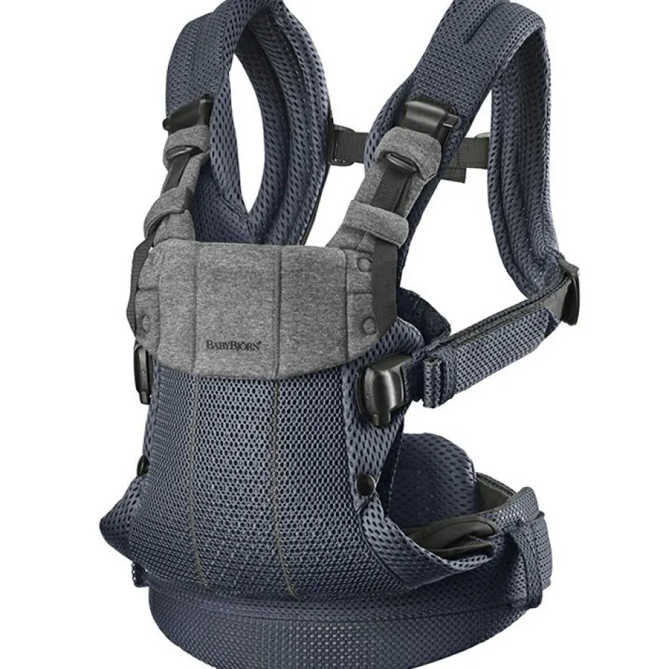 Porte bébé Harmony tissu Mesh 3D gris anthracite|BabyBjörn Discount