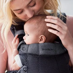 Porte bébé Harmony tissu Mesh 3D gris anthracite|BabyBjörn Discount