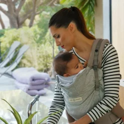 Porte bébé HoodieCarrier 2 Gris Athlétique|Love Radius Outlet