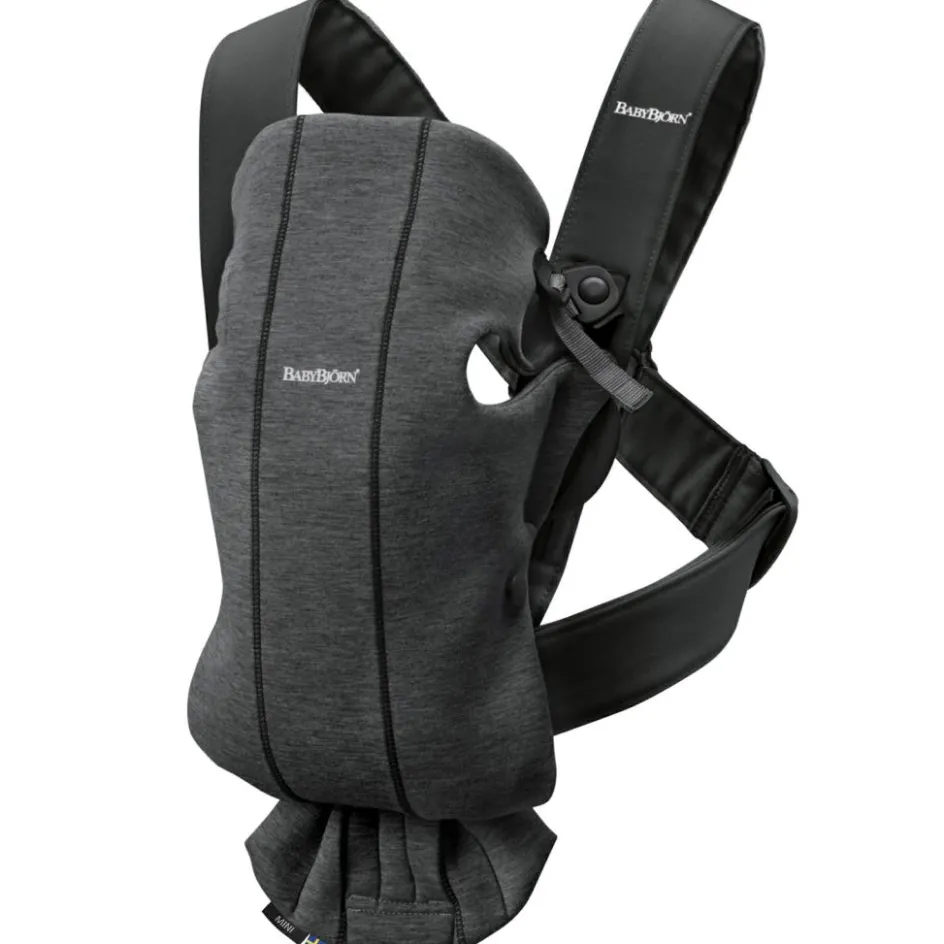 Porte bébé Mini Jersey 3D gris charbon|BabyBjörn Discount