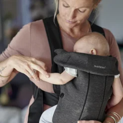 Porte bébé Mini Jersey 3D gris charbon|BabyBjörn Discount