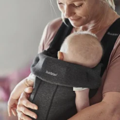 Porte bébé Mini Jersey 3D gris charbon|BabyBjörn Discount