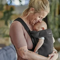 Porte bébé Mini Jersey 3D gris charbon|BabyBjörn Discount