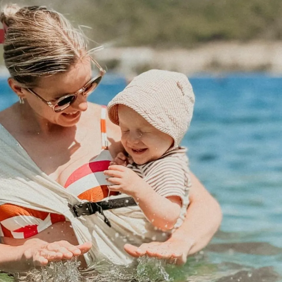 Sale Minimonkey Porte bébé Mini Sling Sand