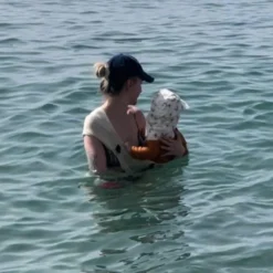 Sale Minimonkey Porte bébé Mini Sling Sand