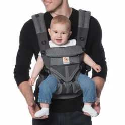 Discount Ergobaby Porte bébé Omni 360 Cool Air Mesh gris chiné