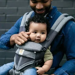 Discount Ergobaby Porte bébé Omni 360 Cool Air Mesh gris chiné