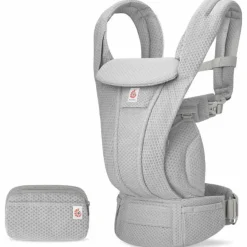 Outlet Ergobaby Porte bébé Omni Deluxe Mesh Gris Clair