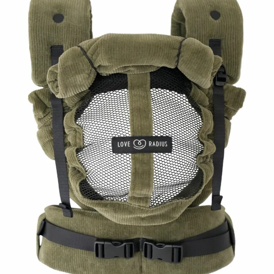 Porte bébé PhysioCarrier V2 Velvet Green|Love Radius Hot