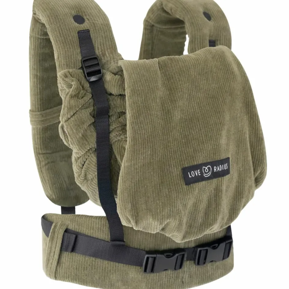 Porte bébé PhysioCarrier V2 Velvet Green|Love Radius Hot