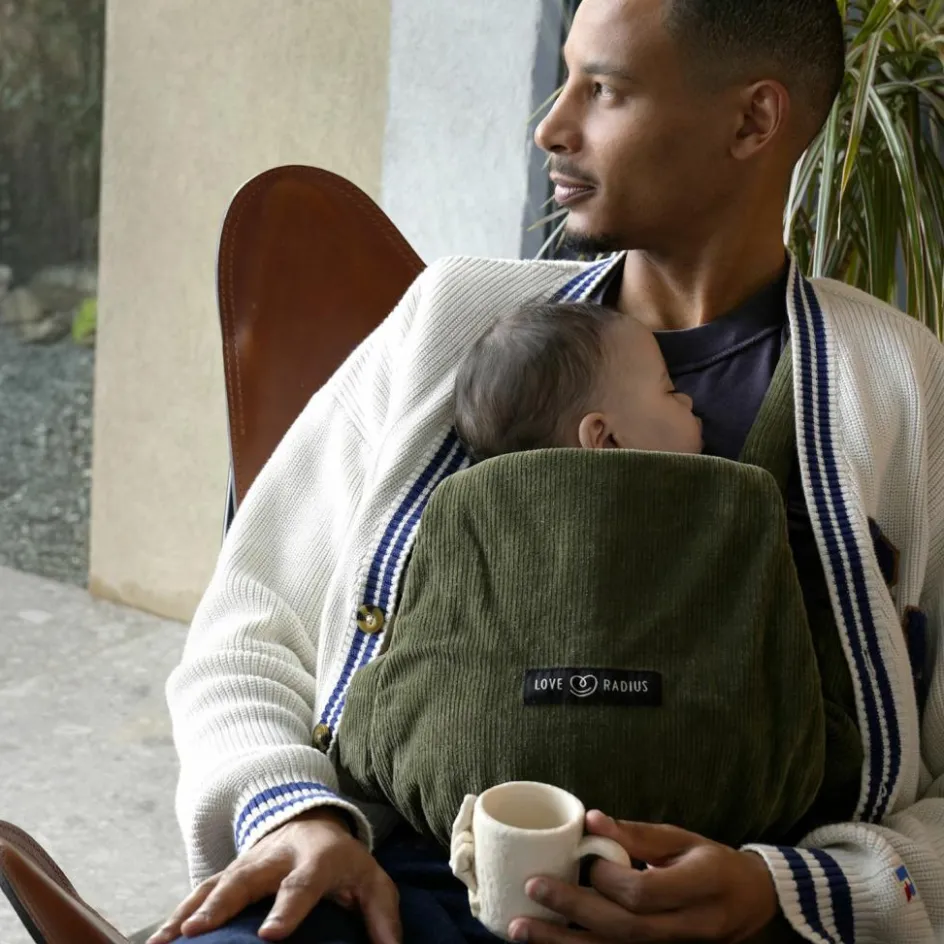 Porte bébé PhysioCarrier V2 Velvet Green|Love Radius Hot