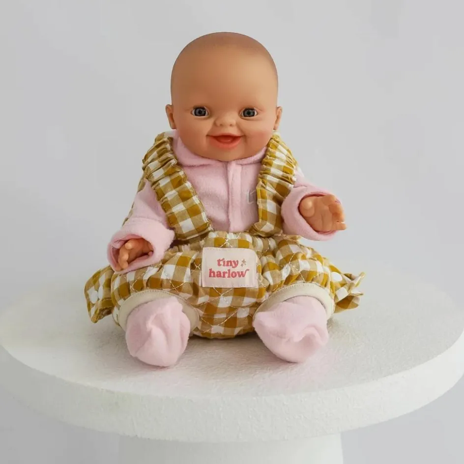 Tiny Harlow Porte bébé pour poupée Vichy Camel