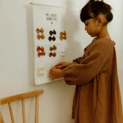 Porte-barrettes Gaze Ecru (personnalisable)|Atelier Wagram Online