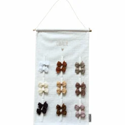 Porte-barrettes Gaze Ecru (personnalisable)|Atelier Wagram Online