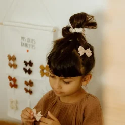 Porte-barrettes Gaze Ecru (personnalisable)|Atelier Wagram Online