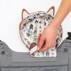 Porte-bébé Cuddle Up Fox avec capuche|Infantino Hot