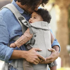 Porte-bébé Harmony Tissé chiné gris|BabyBjörn Online