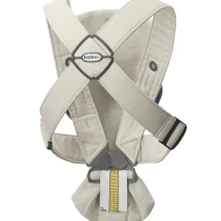 Porte-bébé Mini en jersey 3D beige clair|BabyBjörn Outlet